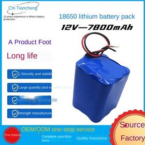 <span class=keywords><strong>18650</strong></span> Festkörper-<span class=keywords><strong>Lithium</strong></span>-Ionen-Akku 12V 2600mAh 2800mAh 3800mAh 5600mAh 7800mAh Außen beleuchtung Backup Power BMS - Product Image 6