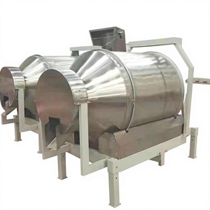 Customized Variable <b>Speed</b> Drum Blender 100L-500L 304 Stainless Steel Roller Mixer for Food Seasoning Spice Horizontal Drum Mixer - Product Image 1