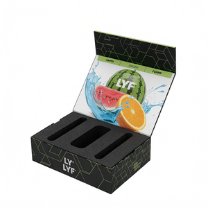 Black Fruit Spray Magnetic Paper Gift Boxes Recyclable Magnet Rigid Cardboard Packaging <b>Box</b> With Custom Logo - Product Image 1
