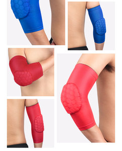 Coderas Deportes Protectores <span class=keywords><strong>de</strong></span> brazos Panal Anticolisión Compresión Coderas Baloncesto Bádminton Tenis Equipo <span class=keywords><strong>de</strong></span> protección - Product Image 6