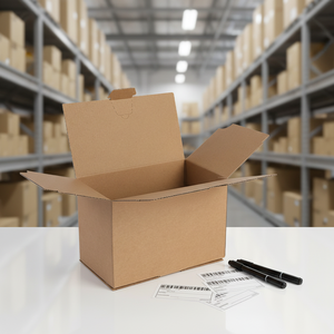 Boîtes en carton ondulé auto-assemblantes 3 plis, écologiques, biodégradables, recyclables, sans colle, à fermeture rapide, anti-effraction, pour briquets et bougies - Product Image 6