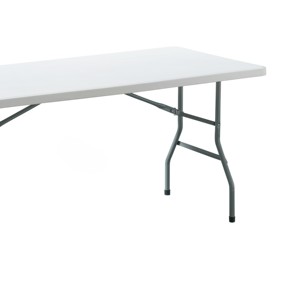 <b>Portable</b> Plastic Foldable Rectangular <b>Table</b> Wedding Banquet Hall Hotel Outdoor <b>Picnic</b> <b>Table</b> - Product Image 6