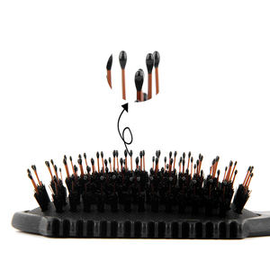 Brosse démêlante et définissante personnalisée avec logo, coussin d'air en paille de blé pour usage domestique, femmes et hommes / <span class=keywords><strong>Cheveux</strong></span> <span class=keywords><strong>bouclés</strong></span> secs - Product Image 2