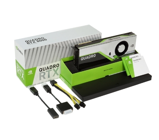 New GPU Quadro RTX 8000 48 GB GDDR6 Support NVLink up to 96gb 4608 CUDA