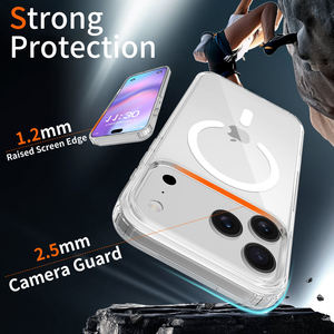 เคสโทรศัพท์ใสกันกระแทก TPU+อะคริลิค พร้อมปุ่มควบคุมกล้อง AI ดีไซน์หรูหรา แม่เหล็กแรงสูง N52 สำหรับ <span class=keywords><strong>iPhone</strong></span> 16 17 18 <span class=keywords><strong>Pro</strong></span> <span class=keywords><strong>Max</strong></span> - Product Image 5