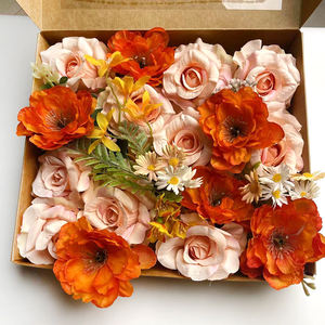 <span class=keywords><strong>Promie</strong></span> 手工制作便携式丝绸花盒毕业典礼母亲节情人节圣诞节人造花花束礼物 - Product Image 1