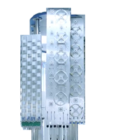Antenne de station de base cellulaire multi-bandes à polarisation double 4G MIMO LTE 5G NR 698~2700MHZ 15dbi UANT