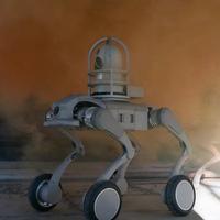 Robot quadrupède à roues IA pour l'inspection industrielle, la sécurité et la recherche L1W