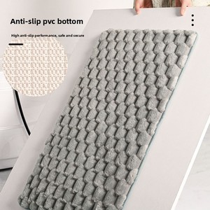 Tapis de bain Pebble, tapis de bain en microfibre doux et absorbant, style pavés, <span class=keywords><strong>pour</strong></span> hôtel et usage domestique - Product Image 4