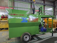 Semoir hydroseeder agricole grande capacité à moteur, haute productivité, multifonctionnel, pour le contrôle de l'érosion des terres