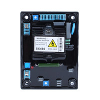 Regulator Tegangan Otomatis AVR SX440 SX460 AS440 Berkualitas Tinggi untuk Generator Tanpa Sikat 10KW-50KW, Suku Cadang Generator Diesel Bensin