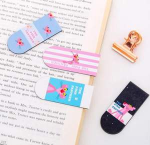 Marque-page magnétique pliable, fait sur mesure, impression en couleur, en papier, pour réfrigérateur, magnétique, bon marché, pour écoliers - Product Image 3