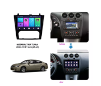 Marco Adaptador para Reproductor de DVD de Coche, Kit de Moldura para Salpicadero, Panel de Facia de 9 Pulgadas para Nissan Teana Altima 2006-2012, Radio de Coche