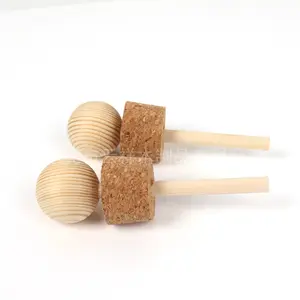 Grenen Houten Bal Aroma Hout Reed Diffuser Bal Stok Essentiële Olie Geur Aromatherapie