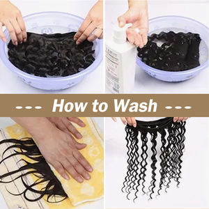 Extensiones de Cabello Humano Ondulado Profundo de Alta Calidad, Cabello Virgen 100% Humano, 8-24 Pulgadas, Trama Gruesa - Product Image 4