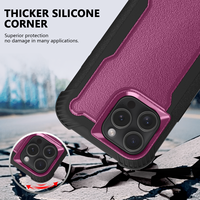Vente en gros Heavy Duty Armor Robot Defender Case pour iPhone 15 Series 360 ° Full-Body Protection Case
