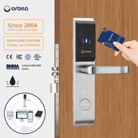 Système de serrure de porte d'hôtel ORBITA Bluetooth haute efficacité, compatible avec la commande à distance par application