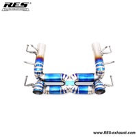 Sistem knalpot kontrol tombol OEM Catback katup Titanium performa tinggi untuk Ferrari SF90