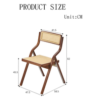Chaise pliante en rotin empilable moderne pour banquet, dossier pivotant, housse amovible, super confortable pour les événements en plein air, la maison, le bureau