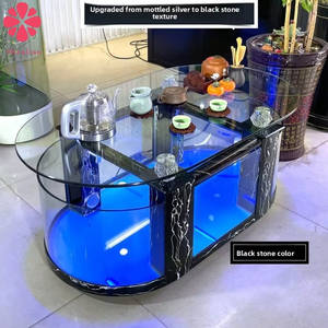 Geregelde rechthoekige glazen <span class=keywords><strong>aquarium</strong></span> met modern design, duurzame constructie voor woonkamer, bankbladen en voor vis- en schildpaddenbakken - Product Image 5