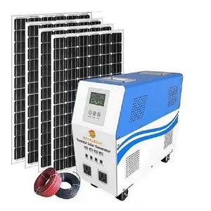 Générateur solaire domestique Portable, 5kw, 6000 w, 6000 w, Ac/Dc