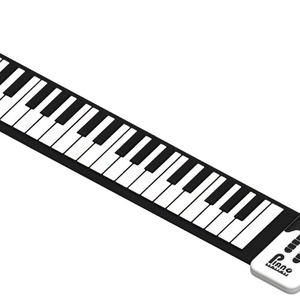 Wholesale 49 Keys Foldable Hand Roll‑up Piano Rainbow Silicone Portable <b>Electronic</b> <b>Keyboard</b> Musical Instrument For Children - Product Image 2