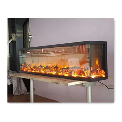 1500ミリメートルThree Sided Flame Decorative Inserted Electric Fireplace With Remote Controlling Function