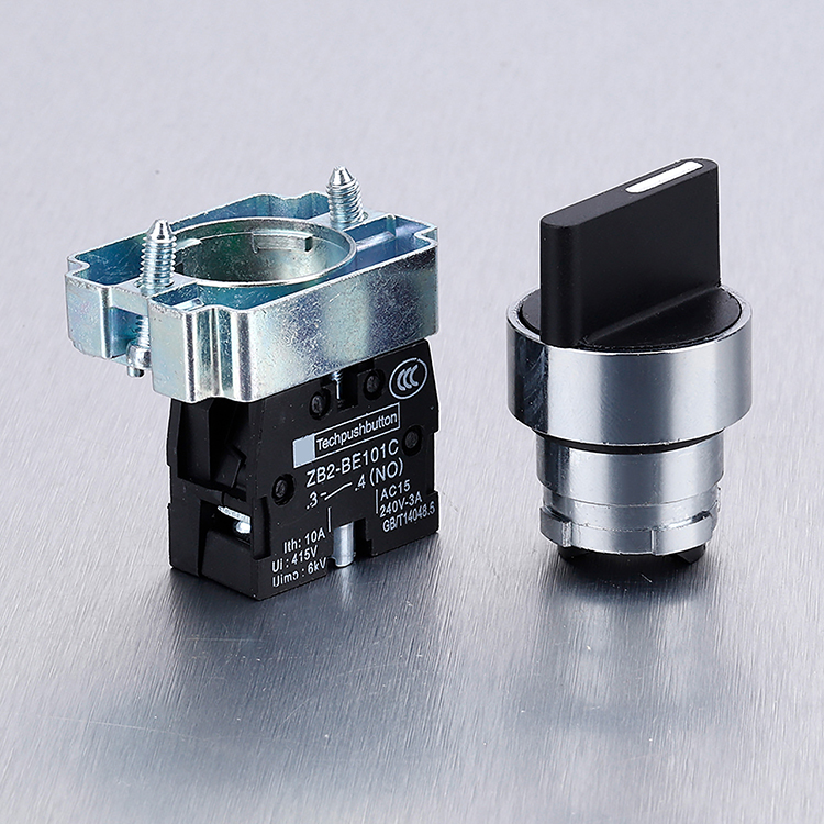 22mm2ポジションラッチセルフロックロータリーセレクトノブ