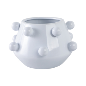 Vaso per Fiori Conico in Ceramica per Piante da Interno, Decorazione per Soggiorno - Product Image 3