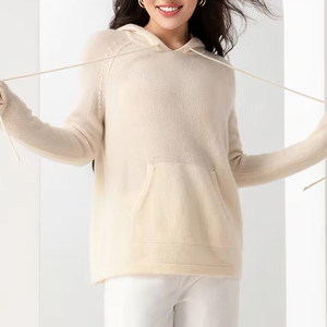 Fabricant de tricots sur mesure OEM ODM – Pulls décontractés en cachemire, pulls d'hiver, sweats à capuche en laine et cachemire pour femmes - Product Image 1