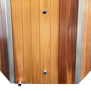 อ่างน้ำแข็งไม้ซีดาร์แคนาดาสำหรับกลางแจ้ง รุ่นขายดีที่สุด ให้ความสบายระดับสูงสุด ฝักบัวแช่น้ำเย็น ทนทาน ช่วยฟื้นฟูกล้ามเนื้อ - Product Image 2