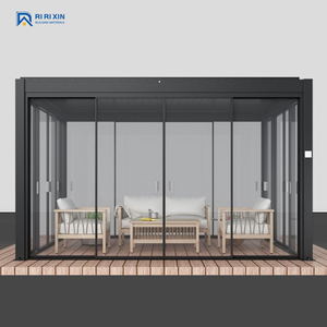 شرفة غرفة شمسية منزل من سبائك الألومنيوم ستائر شمسية زجاجية باب جرار غرفة زجاجية خفيفة الوزن للمنزل - Product Image 2