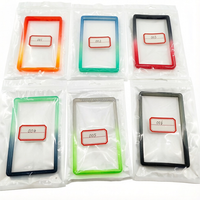 Milaiyou – Étuis de cartes de crédit en TPU scintillants multicolores, design antichoc, sans fermeture, blocage RFID, pour cartes professionnelles