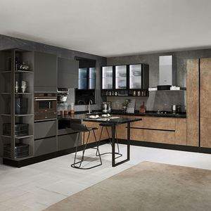 Nueva Isla de Cocina Blanca Lista para Armar 2021 con Diseño Modular Económico para <span class=keywords><strong>Chicas</strong></span>, Gabinetes Modernos - Product Image 1