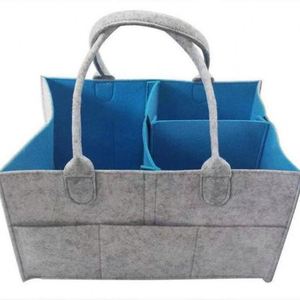 Sac à couches promotionnel en feutre avec logo personnalisé, organiseur d'accessoires pour bébé - Product Image 3