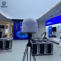 Detector de Señales de Drones Profesional Fijo DR200-A, Sistema de Defensa UAV con Alcance de 10KM y Decodificación de Video FPV para Aeropuertos