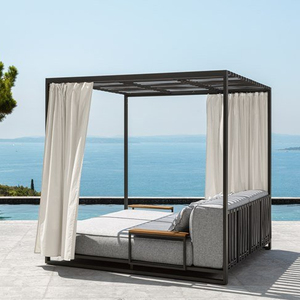 Swimming <strong>Pool</strong> Chaise <strong>Lounge</strong> Outdoor Furniture <strong>Sun</strong> Lounger Chair Seat Beach Leisure Daybeds Sofa Bed - Product Image 3