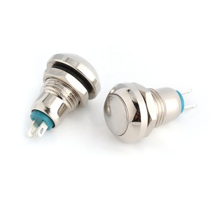 Metal Switch <strong>Push</strong> <strong>Button</strong> 8mm 2 Pins PC <strong>Power</strong> Momentatry Mini Self-locking <strong>Power</strong> Metal <strong>Push</strong> <strong>Button</strong> Switch - Product Image 3