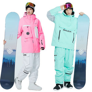 Combinaison de neige pour hommes et femmes vêtements de snowboard hiver sweat à capuche de Ski en plein air Costume imperméable veste et pantalon de Ski unisexe - Product Image 2