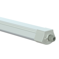 Luminaire LED étanche 20W 2FT IP66 IK10, connectable, pour garage, entrepôt, parking, passage souterrain, plafond, SAA CE RoHS