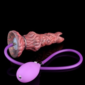Dildo Ovipositor Monstruoso con 5 Bolas, Dildo Inflable de Silicona con Bomba para Mujer, Dilatadores Anales con Nudos para Uso Anal - Product Image 5