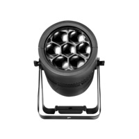 Par LED de Aluminio 7X40W con Control de Punto, Efecto Ojo de Abeja, RGBW 4en1, CTO 350W, Zoom, Control DMX512 para Bodas, Iglesias y Eventos