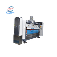 Machine d'impression flexographique 1 à 6 couleurs avec adsorption sous vide, rainurage, pliage et découpe, et empileur vibrant pour emballages en carton