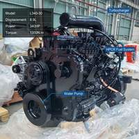 Ensemble moteur diesel d'origine neuf L340-30 8,9 L 340 CV 6 cylindres pour camion benne et camion tracteur poids lourd