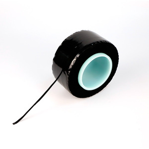 Ruban isolant électrique noir, épaisseur 50u-55u, longueur 66m-500m, résistance aux hautes températures pour moteurs et transformateurs - Product Image 1