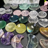 Bol en cristal naturel de haute qualité, sculpté à la main, variété de pierres énergétiques pour la guérison spirituelle