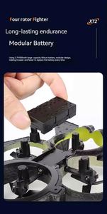 Dron Quadcopter Mini de Bolsillo, Avión Pequeño, Helicóptero RC, Juguetes, Dron para Selfies - Product Image 4