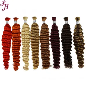 FH оранжевые колумбийские необработанные волосы человеческие волосы 100% кутикулы выровненные волосы remy объемные волосы без утка для плетения