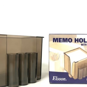 New Design Modern Plastic Stationery Memo Holder and Office Pen Holder Multi-functional Desk Accessories for Schools & Offices - Product Image 3