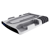 Station de charge rapide multifonctionnelle 4-en-1 en gros support de base de ventilateur de refroidissement pour accessoires de console de jeu PS5